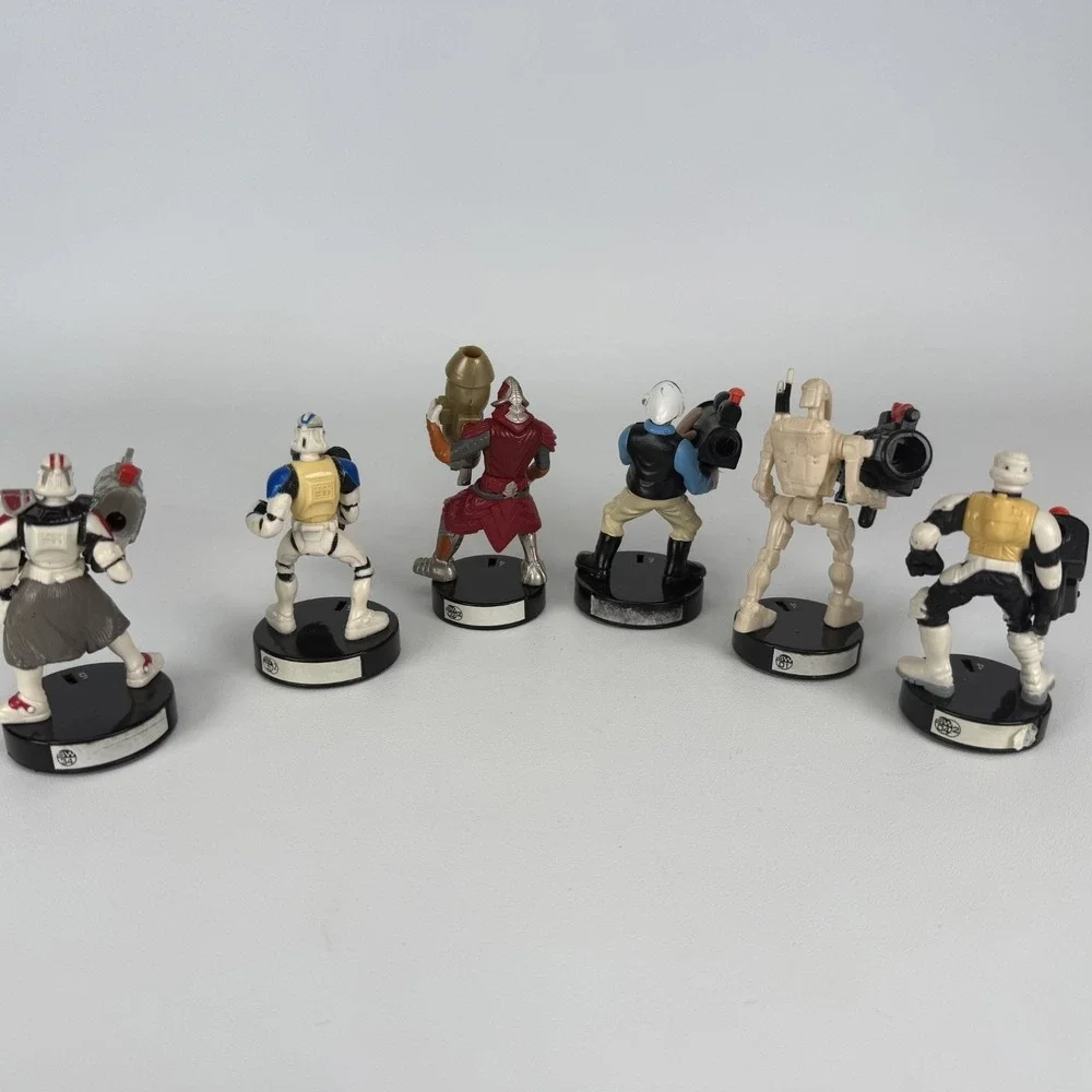 Hasbro 2005 Star Wars Attactix - Lot of 6 Figures‎